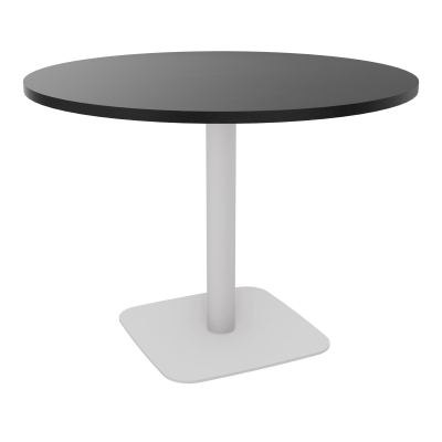TABLE RONDE Ø100 CM PIED CENTRAL H73,5 CM  ÉP. 25 MM  RK SD