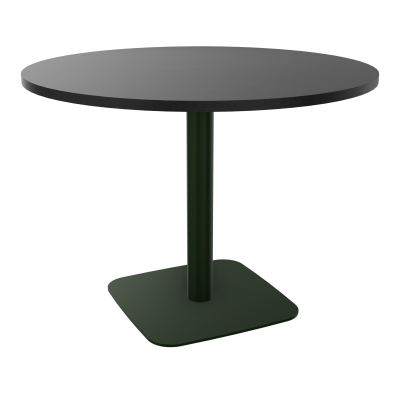 TABLE RONDE Ø100 CM PIED CENTRAL H73,5 CM  ÉP. 25 MM  RK ST