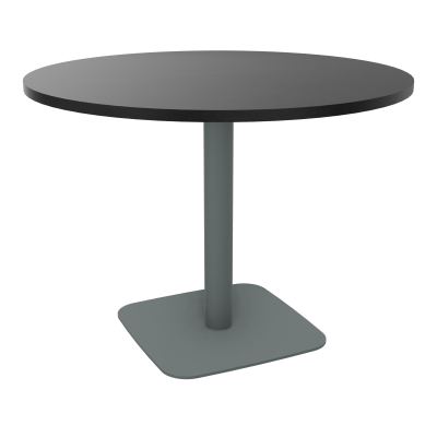 TABLE RONDE Ø100 CM PIED CENTRAL H73,5 CM  ÉP. 25 MM  RK SU