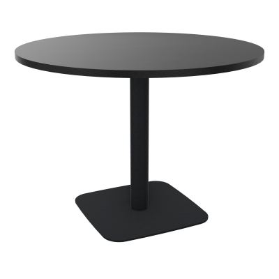 TABLE RONDE Ø100 CM PIED CENTRAL H73,5 CM  ÉP. 25 MM  RK ZP