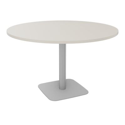 TABLE RONDE Ø120 CM PIED CENTRAL H73,5 CM ÉP. 25 MM  N5 SA
