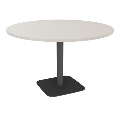 TABLE RONDE Ø120 CM PIED CENTRAL H73,5 CM ÉP. 25 MM  N5 SC