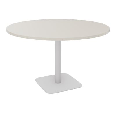 TABLE RONDE Ø120 CM PIED CENTRAL H73,5 CM ÉP. 25 MM  N5 SD