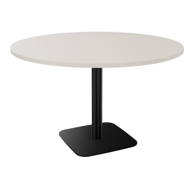 TABLE RONDE Ø120 CM PIED CENTRAL H73,5 CM ÉP. 25 MM  N5 SG