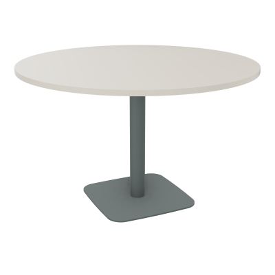 TABLE RONDE Ø120 CM PIED CENTRAL H73,5 CM ÉP. 25 MM  N5 SU
