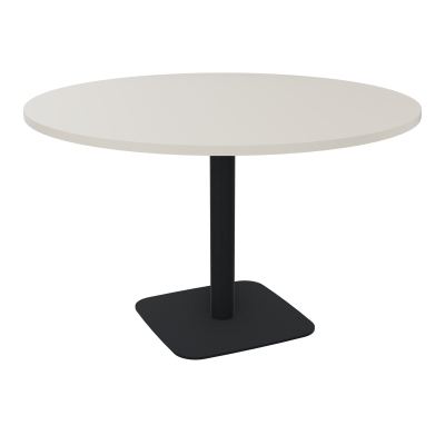 TABLE RONDE Ø120 CM PIED CENTRAL H73,5 CM ÉP. 25 MM  N5 ZP