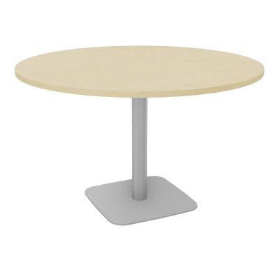 TABLE RONDE Ø120 CM PIED CENTRAL H73,5 CM ÉP. 25 MM  N8 SA
