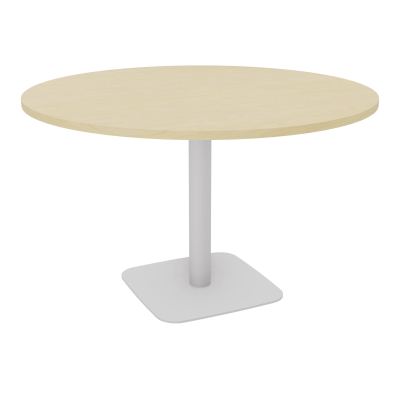 TABLE RONDE Ø120 CM PIED CENTRAL H73,5 CM ÉP. 25 MM  N8 SD