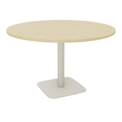 TABLE RONDE Ø120 CM PIED CENTRAL H73,5 CM ÉP. 25 MM  N8 ZC
