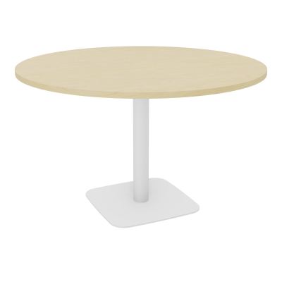 TABLE RONDE Ø120 CM PIED CENTRAL H73,5 CM ÉP. 25 MM  N8 ZO