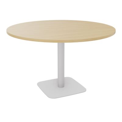 TABLE RONDE Ø120 CM PIED CENTRAL H73,5 CM ÉP. 25 MM  R1 SD