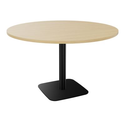 TABLE RONDE Ø120 CM PIED CENTRAL H73,5 CM ÉP. 25 MM  R1 SG
