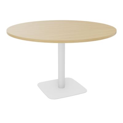 TABLE RONDE Ø120 CM PIED CENTRAL H73,5 CM ÉP. 25 MM  R1 SO