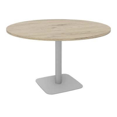 TABLE RONDE Ø120 CM PIED CENTRAL H73,5 CM ÉP. 25 MM  R3 SA