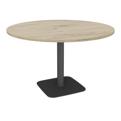 TABLE RONDE Ø120 CM PIED CENTRAL H73,5 CM ÉP. 25 MM  R3 SC