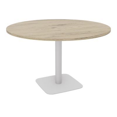 TABLE RONDE Ø120 CM PIED CENTRAL H73,5 CM ÉP. 25 MM  R3 SD
