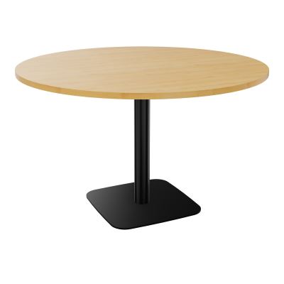 TABLE RONDE Ø120 CM PIED CENTRAL H73,5 CM ÉP. 25 MM  R5 SG