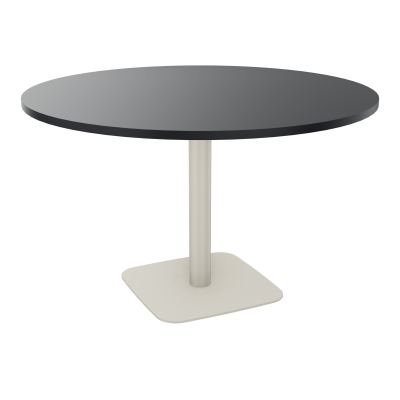 TABLE RONDE Ø120 CM PIED CENTRAL H73,5 CM ÉP. 25 MM  R9 ZC