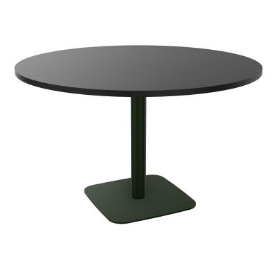 TABLE RONDE Ø120 CM PIED CENTRAL H73,5 CM ÉP. 25 MM  RK ST