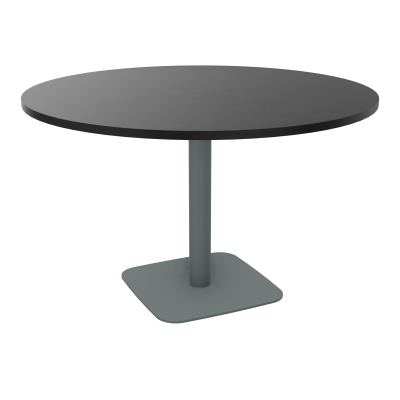 TABLE RONDE Ø120 CM PIED CENTRAL H73,5 CM ÉP. 25 MM  RK SU