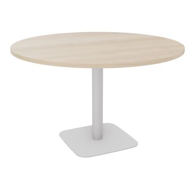 TABLE RONDE Ø120 CM PIED CENTRAL H73,5 CM ÉP. 25 MM  RZ SD