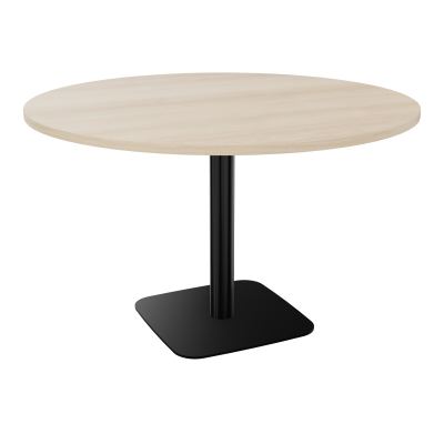 TABLE RONDE Ø120 CM PIED CENTRAL H73,5 CM ÉP. 25 MM  RZ SG