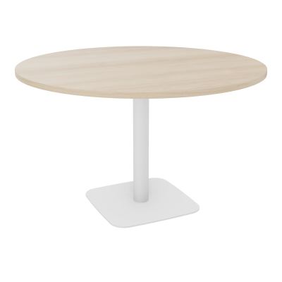 TABLE RONDE Ø120 CM PIED CENTRAL H73,5 CM ÉP. 25 MM  RZ SO