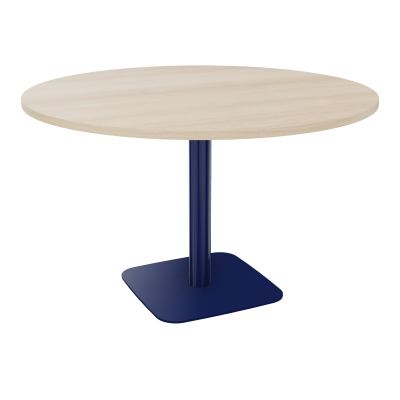 TABLE RONDE Ø120 CM PIED CENTRAL H73,5 CM ÉP. 25 MM  RZ X4