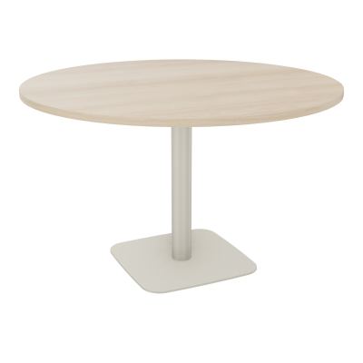 TABLE RONDE Ø120 CM PIED CENTRAL H73,5 CM ÉP. 25 MM  RZ ZC