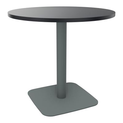 TABLE RONDE Ø80 CM PIED CENTRAL STRATIFIÉ ÉP. 23,6 MM  VW SU