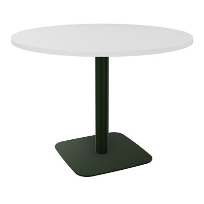 TABLE RONDE Ø100 CM PIED CENTRAL STRATIFIÉ ÉP. 23,6 MM  HZ ST