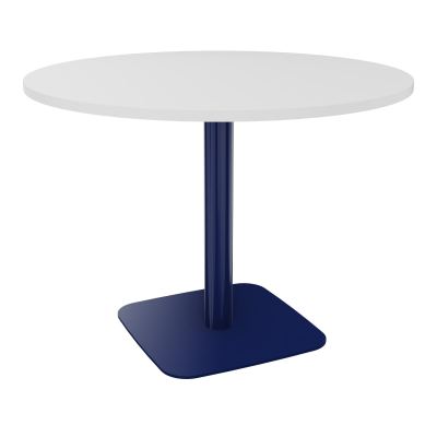 TABLE RONDE Ø100 CM PIED CENTRAL STRATIFIÉ ÉP. 23,6 MM  HZ X4