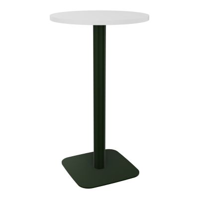 TABLE MANGE DEBOUT RONDE Ø60CM PIED CENTRAL H104,5 CM  ÉP. 25 MM  MG ST