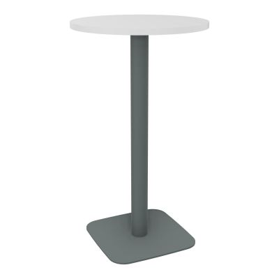 TABLE MANGE DEBOUT RONDE Ø60CM PIED CENTRAL H104,5 CM  ÉP. 25 MM  MG SU
