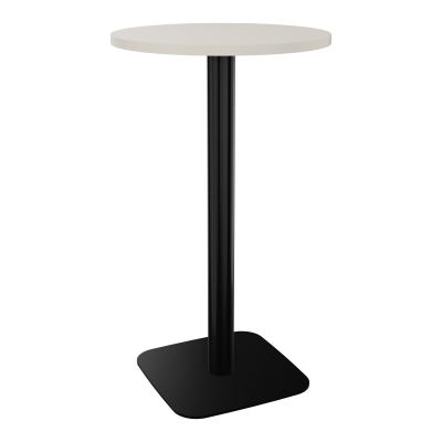TABLE MANGE DEBOUT RONDE Ø60CM PIED CENTRAL H104,5 CM  ÉP. 25 MM  N5 SG
