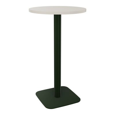 TABLE MANGE DEBOUT RONDE Ø60CM PIED CENTRAL H104,5 CM  ÉP. 25 MM  N5 ST