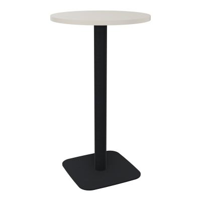 TABLE MANGE DEBOUT RONDE Ø60CM PIED CENTRAL H104,5 CM  ÉP. 25 MM  N5 ZP