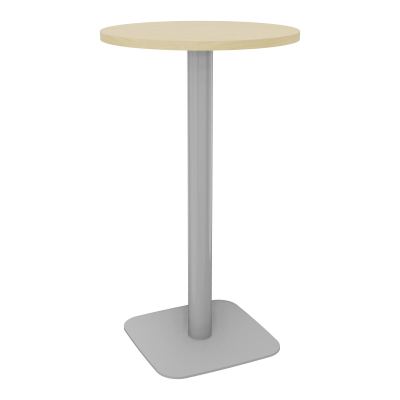 TABLE MANGE DEBOUT RONDE Ø60 CM PIED CENTRAL H104,5 CM  ÉP. 25 MM  N8 SA