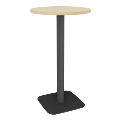 TABLE MANGE DEBOUT RONDE Ø60CM PIED CENTRAL H104,5 CM  ÉP. 25 MM  N8 SC