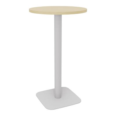 TABLE MANGE DEBOUT RONDE Ø60CM PIED CENTRAL H104,5 CM  ÉP. 25 MM  N8 SD