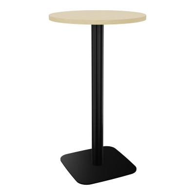 TABLE MANGE DEBOUT RONDE Ø60 CM PIED CENTRAL H104,5 CM  ÉP. 25 MM  N8 SG