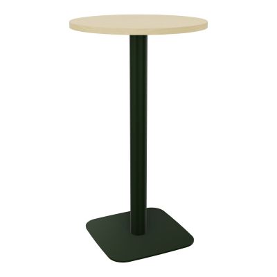 TABLE MANGE DEBOUT RONDE Ø60CM PIED CENTRAL H104,5 CM  ÉP. 25 MM  N8 ST