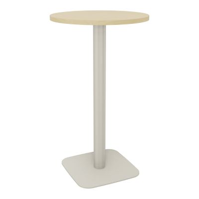 TABLE MANGE DEBOUT RONDE Ø60CM PIED CENTRAL H104,5 CM  ÉP. 25 MM  N8 ZC