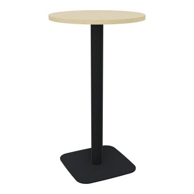 TABLE MANGE DEBOUT RONDE Ø60CM PIED CENTRAL H104,5 CM  ÉP. 25 MM  N8 ZP