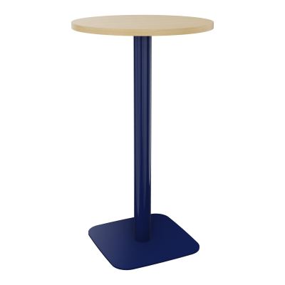 TABLE MANGE DEBOUT RONDE Ø60CM PIED CENTRAL H104,5 CM  ÉP. 25 MM  R1 X4