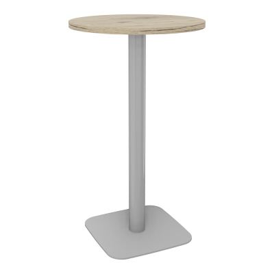 TABLE MANGE DEBOUT RONDE Ø60 CM PIED CENTRAL H104,5 CM  ÉP. 25 MM  R3 SA