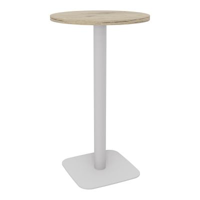 TABLE MANGE DEBOUT RONDE Ø60CM PIED CENTRAL H104,5 CM  ÉP. 25 MM  R3 SD