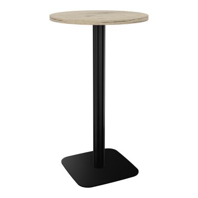 TABLE MANGE DEBOUT RONDE Ø60 CM PIED CENTRAL H104,5 CM  ÉP. 25 MM  R3 SG