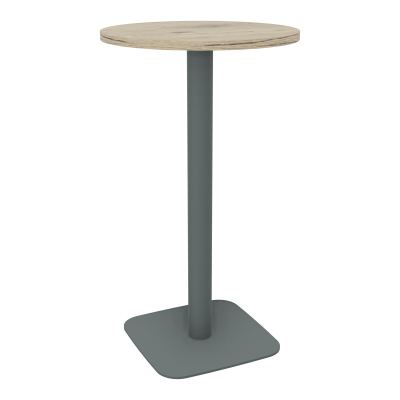 TABLE MANGE DEBOUT RONDE Ø60CM PIED CENTRAL H104,5 CM  ÉP. 25 MM  R3 SU