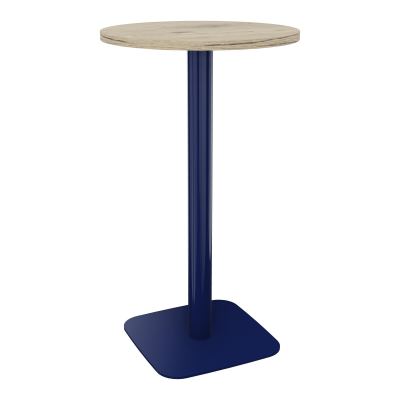 TABLE MANGE DEBOUT RONDE Ø60CM PIED CENTRAL H104,5 CM  ÉP. 25 MM  R3 X4